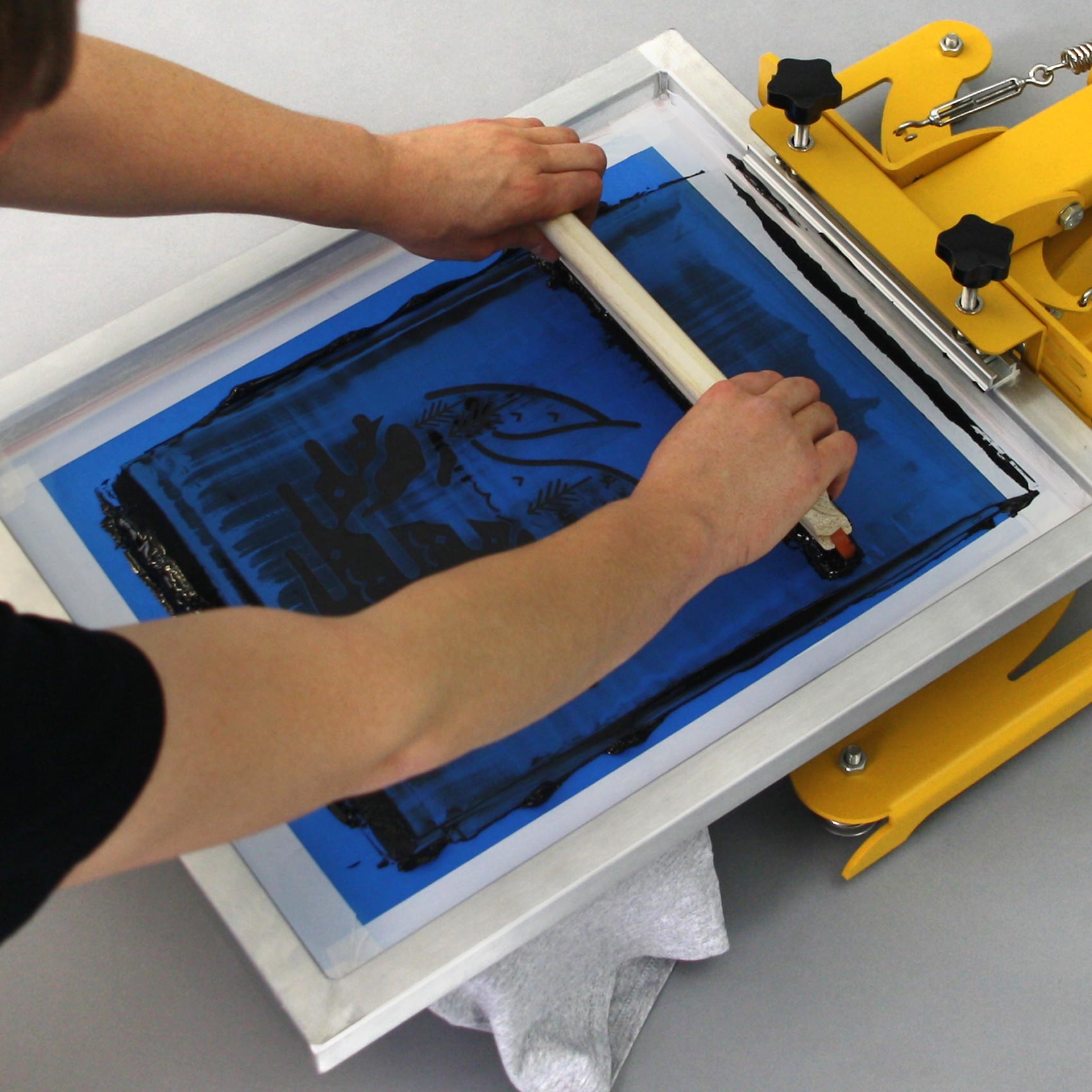 Siebdruck von T-Shirts